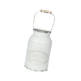 Maxbell Milk Jug Vase Metal Rustic Decorative Metal Flower Jug for Home Office Table