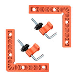 Maxbell 2x 90 Degree Corner Clamp Carpentry Square for Boxes Cabinets Picture Frames M