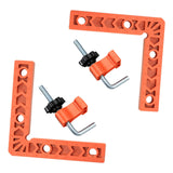 Maxbell 2x 90 Degree Corner Clamp Carpentry Square for Boxes Cabinets Picture Frames M