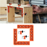 Maxbell 2x 90 Degree Corner Clamp Carpentry Square for Boxes Cabinets Picture Frames L