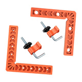 Maxbell 2x 90 Degree Corner Clamp Carpentry Square for Boxes Cabinets Picture Frames XL