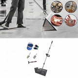 Maxbell Sand Rake Large Telescopic Handle Carbon Steel Convenient Sifting Pet Shovel black