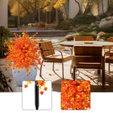 Maxbell Artificial Plants Garden Stake Fake Plants for Thanksgiving Day Outdoor Yard