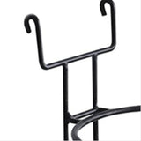 Maxbell Flowerpot Hanger Versatile Small Bonsai Display Rack for Deck Outdoor Indoor Black