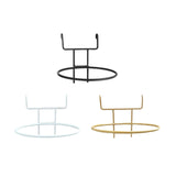 Maxbell Flowerpot Hanger Versatile Small Bonsai Display Rack for Deck Outdoor Indoor Black