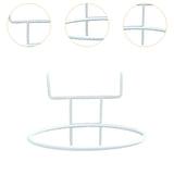Maxbell Flowerpot Hanger Versatile Small Bonsai Display Rack for Deck Outdoor Indoor White