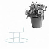 Maxbell Flowerpot Hanger Versatile Small Bonsai Display Rack for Deck Outdoor Indoor White