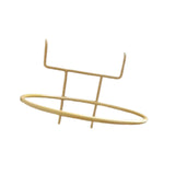 Maxbell Flowerpot Hanger Versatile Small Bonsai Display Rack for Deck Outdoor Indoor Gold