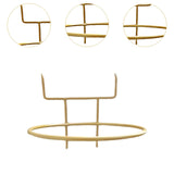 Maxbell Flowerpot Hanger Versatile Small Bonsai Display Rack for Deck Outdoor Indoor Gold
