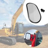 Maxbell Tractor Mirror Sturdy Trucks Assembly Easy Installation Spare Parts Replaces