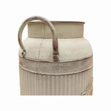 Maxbell 2x Flower Rustic Jug Milk Jug Vase for Kitchen Living Room Table Centerpiece