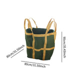 Maxbell Heavy Objects Lift Net Compact Pad for Holding Construction Materials Grains 80cmx80cmx90cm