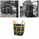 Maxbell Heavy Objects Lift Net Compact Pad for Holding Construction Materials Grains 80cmx80cmx90cm