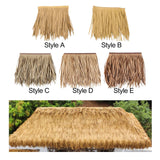 Maxbell Artificial Palm Thatch Roofing Realistic Straw Thatch Roof for Hut Bar Decor Style A