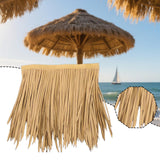 Maxbell Artificial Palm Thatch Roofing Realistic Straw Thatch Roof for Hut Bar Decor Style A