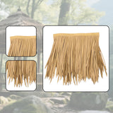 Maxbell Artificial Palm Thatch Roofing Realistic Straw Thatch Roof for Hut Bar Decor Style A