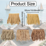 Maxbell Artificial Palm Thatch Roofing Realistic Straw Thatch Roof for Hut Bar Decor Style A