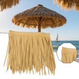Maxbell Artificial Palm Thatch Roofing Realistic Straw Thatch Roof for Hut Bar Decor Style B