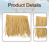 Maxbell Artificial Palm Thatch Roofing Realistic Straw Thatch Roof for Hut Bar Decor Style B