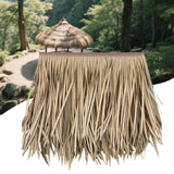 Maxbell Artificial Palm Thatch Roofing Realistic Straw Thatch Roof for Hut Bar Decor Style C