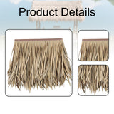 Maxbell Artificial Palm Thatch Roofing Realistic Straw Thatch Roof for Hut Bar Decor Style C