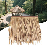 Maxbell Artificial Palm Thatch Roofing Realistic Straw Thatch Roof for Hut Bar Decor Style D
