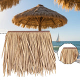 Maxbell Artificial Palm Thatch Roofing Realistic Straw Thatch Roof for Hut Bar Decor Style D