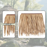 Maxbell Artificial Palm Thatch Roofing Realistic Straw Thatch Roof for Hut Bar Decor Style D