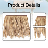 Maxbell Artificial Palm Thatch Roofing Realistic Straw Thatch Roof for Hut Bar Decor Style D