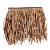 Maxbell Artificial Palm Thatch Roofing Realistic Straw Thatch Roof for Hut Bar Decor Style E