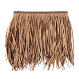 Maxbell Artificial Palm Thatch Roofing Realistic Straw Thatch Roof for Hut Bar Decor Style E