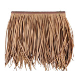 Maxbell Artificial Palm Thatch Roofing Realistic Straw Thatch Roof for Hut Bar Decor Style E