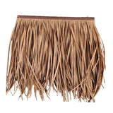 Maxbell Artificial Palm Thatch Roofing Realistic Straw Thatch Roof for Hut Bar Decor Style E