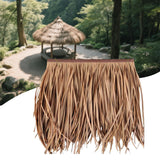 Maxbell Artificial Palm Thatch Roofing Realistic Straw Thatch Roof for Hut Bar Decor Style E