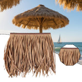 Maxbell Artificial Palm Thatch Roofing Realistic Straw Thatch Roof for Hut Bar Decor Style E