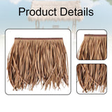 Maxbell Artificial Palm Thatch Roofing Realistic Straw Thatch Roof for Hut Bar Decor Style E