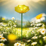 Maxbell Bird Drinker Decorative Easy to Use Bird Bath for Outdoor Courtyard Backyard Yellow