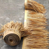 Maxbell Artificial Thatch Roofing Straw Roof Palm Thatch for Garden Fence Decoration Style A