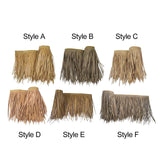 Maxbell Artificial Thatch Roofing Straw Roof Palm Thatch for Garden Fence Decoration Style A