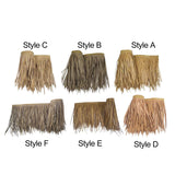 Maxbell Artificial Thatch Roofing Straw Roof Palm Thatch for Garden Fence Decoration Style A