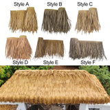 Maxbell Artificial Thatch Roofing Straw Roof Palm Thatch for Garden Fence Decoration Style A