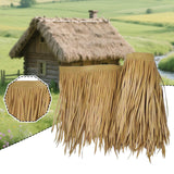 Maxbell Artificial Thatch Roofing Straw Roof Palm Thatch for Garden Fence Decoration Style A