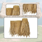 Maxbell Artificial Thatch Roofing Straw Roof Palm Thatch for Garden Fence Decoration Style A