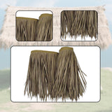 Maxbell Artificial Thatch Roofing Straw Roof Palm Thatch for Garden Fence Decoration Style B