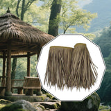 Maxbell Artificial Thatch Roofing Straw Roof Palm Thatch for Garden Fence Decoration Style B