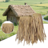 Maxbell Artificial Thatch Roofing Straw Roof Palm Thatch for Garden Fence Decoration Style C