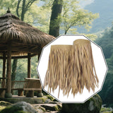 Maxbell Artificial Thatch Roofing Straw Roof Palm Thatch for Garden Fence Decoration Style C
