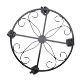 Maxbell Plant Caddy Trolley Movable Plant Roller for Large Planters Patio Flower Pot