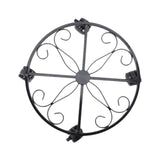 Maxbell Plant Caddy Trolley Movable Plant Roller for Large Planters Patio Flower Pot