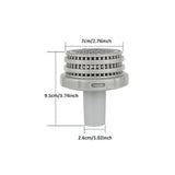 Maxbell Swimming Pool Strainer Set 25022E Wear Resistant Valve Plug Directly Replace Long Hole plug
